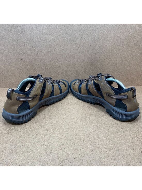 Keen Mens Targhee lll Waterproof Hiking Sandals Size 10 Brown/Black Leather main image 5